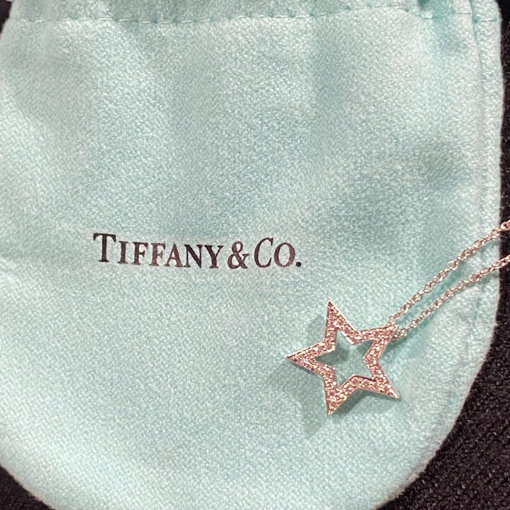 Tiffany & Co. diamond star necklace